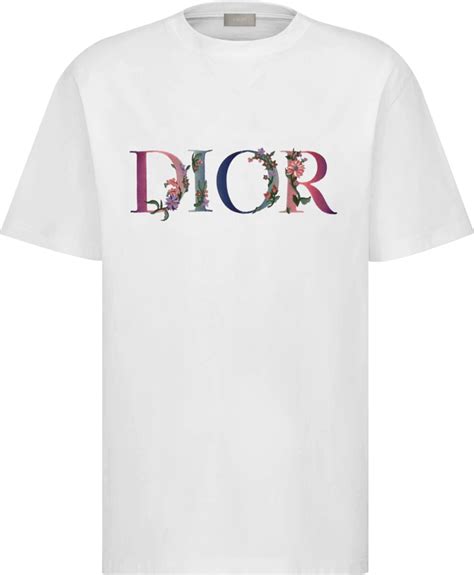 dior tee flower|dior tee women's.